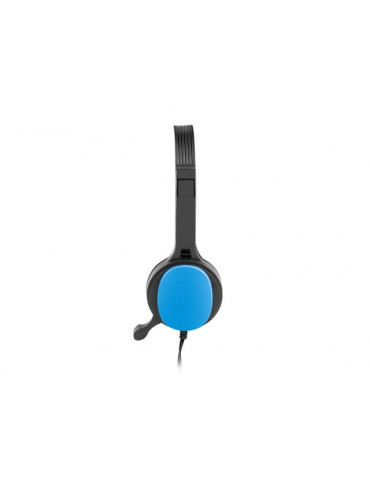 Слушалки uGo Headset USL-1221 microphone, Blue - USL-1221