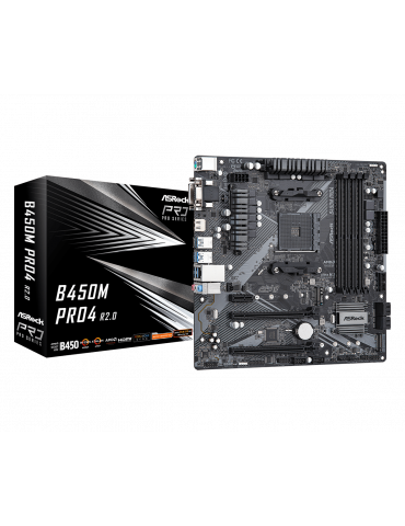 Дънна платка ASROCK B450M PRO4 R2.0