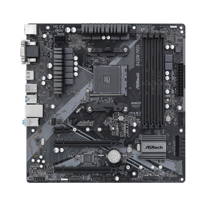 Дънна платка ASROCK B450M PRO4 R2.0