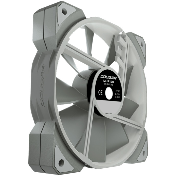 Вентилатор Cougar MHP 120 White, 120mm 4-pin PWM fan, 600-2000RPM - CG3MMHP12W10001