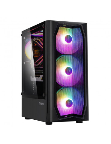 Кутия за компютър Zalman N4 - RGB, Tempered Glass