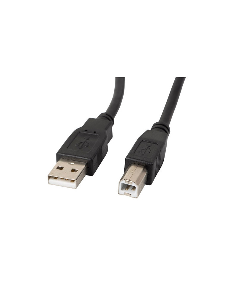 Кабел Lanberg  USB-A (M)  към  USB-B (M) 2.0 cable 1.8m, black