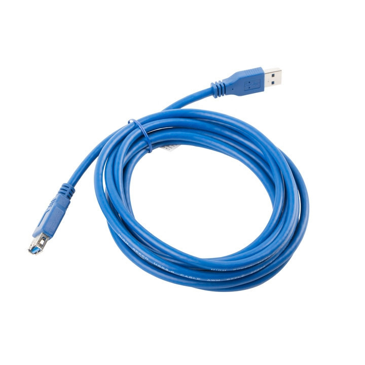 Кабел Lanberg extension cable USB 3.0 AM-AF, 3m, blue
