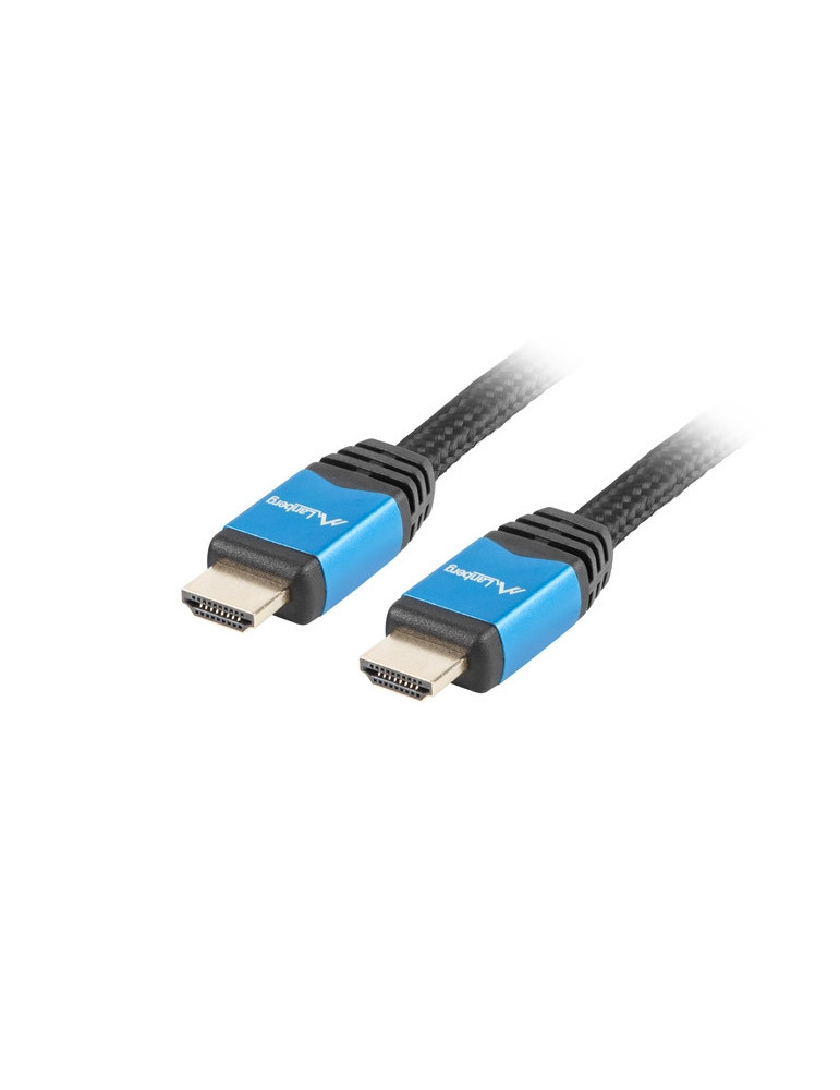Кабел Lanberg HDMI M/M V2.0 cable 3m CU, black premium