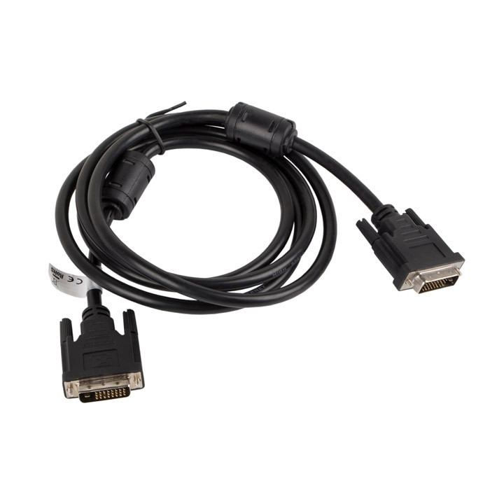 Кабел Lanberg DVI-D (M) (24 1) към  DVI-D (M) (24 1) cable 3m, dual link, black