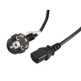 Кабел Lanberg CEE 7/7  към  IEC 320 C13 power cord 3m VDE, black