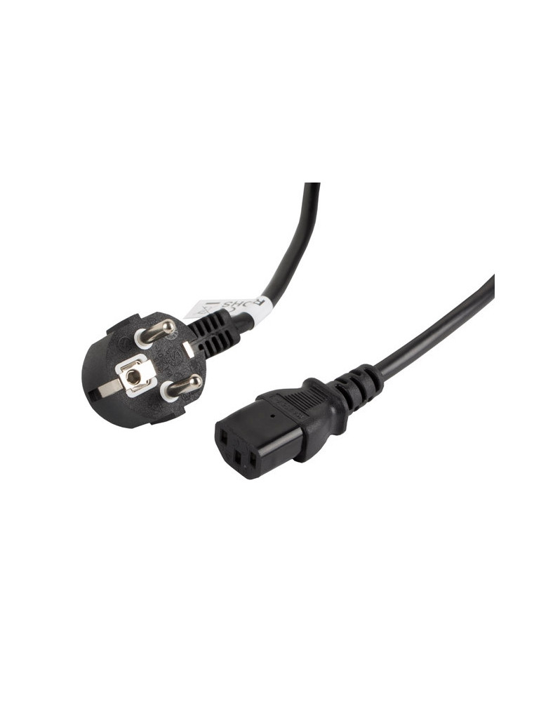 Кабел Lanberg CEE 7/7  към  IEC 320 C13 power cord 3m VDE, black