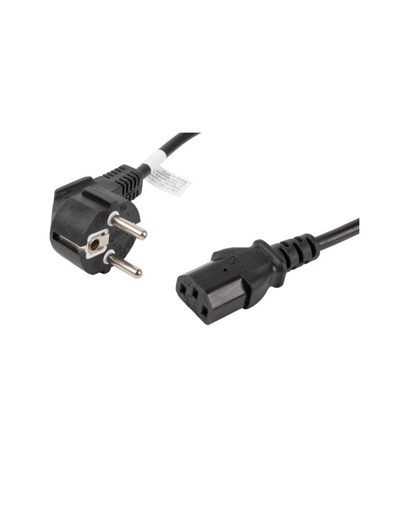Кабел Lanberg CEE 7/7  към  IEC 320 C13 power cord 1.8m VDE, black