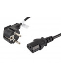 Кабел Lanberg CEE 7/7  към  IEC 320 C13 power cord 1.8m VDE, black
