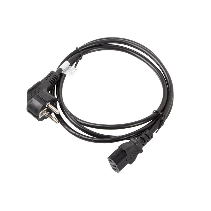 Кабел Lanberg CEE 7/7  към  IEC 320 C13 power cord 1.8m VDE, black