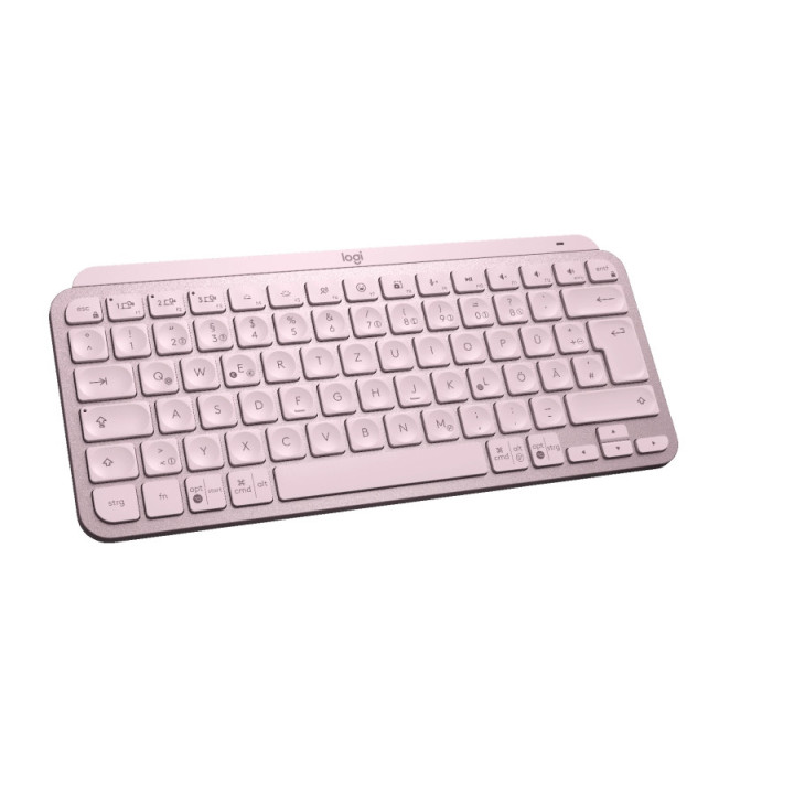 Bluetooth клавиатура Logitech MX Keys Mini Minimalist, розов, US Intl - 920-010500