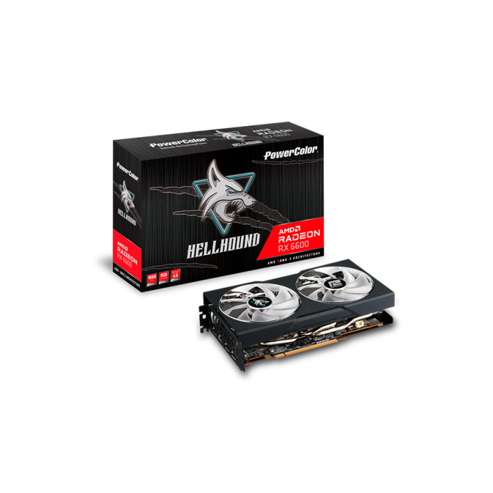 Видео карта PowerColor RX 6600 8GB GDDR6 HellHound - AXRX 6600 8GBD6-3DHL