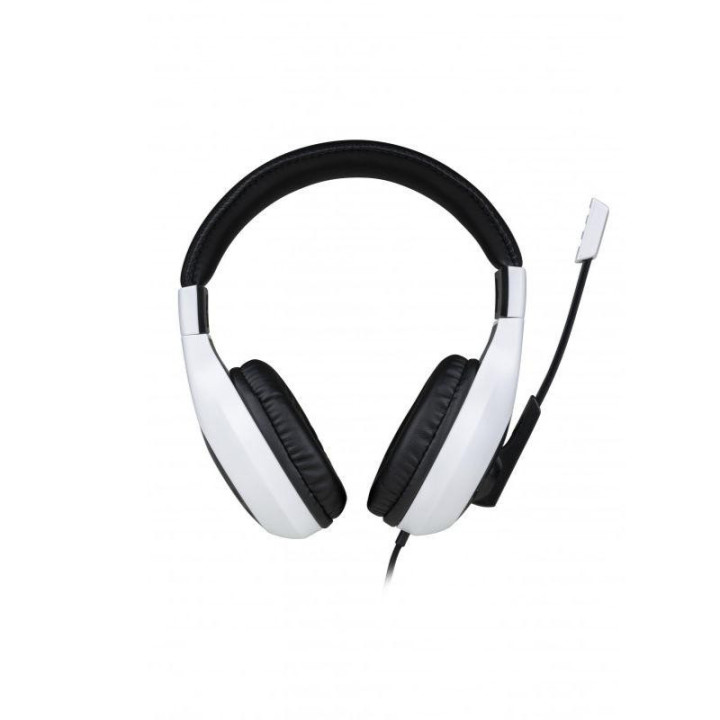 Геймърски слушалки Nacon Bigben PS5 Official Headset V1 White, Микрофон, Бял - PS5HEADSETV1WHITE