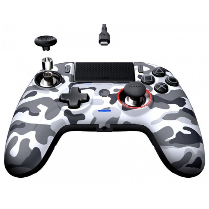 Безжичен геймпад Nacon Revolution Unlimited Pro Camo Gray - NC-PS4OFPADREV3CAMO