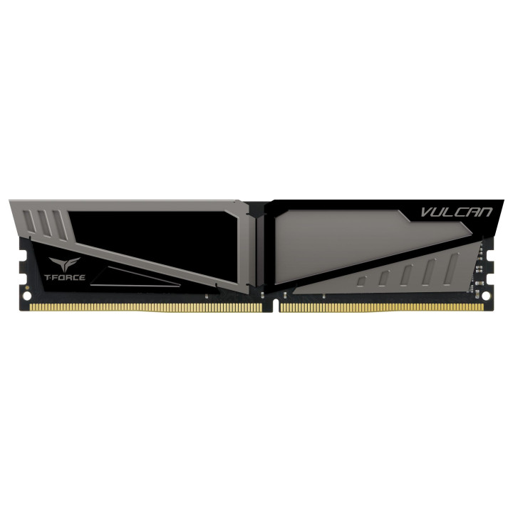 RAM Памет Team Group T-Force Vulcan 16GB (2 x 8GB) 2666 MHz DDR4, сива, TLGD416G2666HC15BDC01
