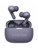 Bluetooth слушалки Canyon OnGo TWS-10 ANC ENC, Purple - CNS-TWS10PL