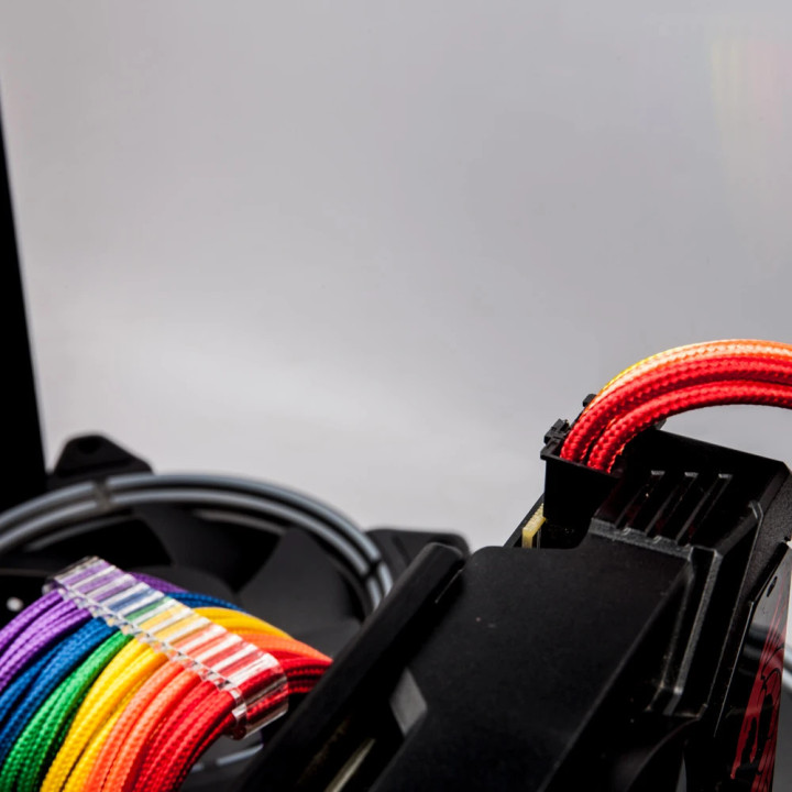 Комплект удължителни кабели  1stPlayer Custom Modding Cable Kit Rainbow - ATX24P, EPS, PCI-e - RB-001