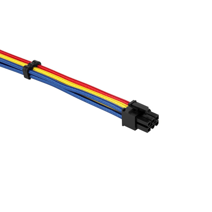 Комплект удължителни кабели  1stPlayer Custom Modding Cable Kit Rainbow - ATX24P, EPS, PCI-e - RB-001