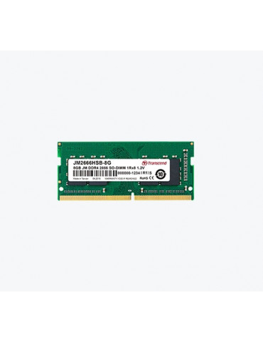 RAM памет Transcend 8GB 2666MHz SODIMM CL19 1.2V - JM2666HSB-8G