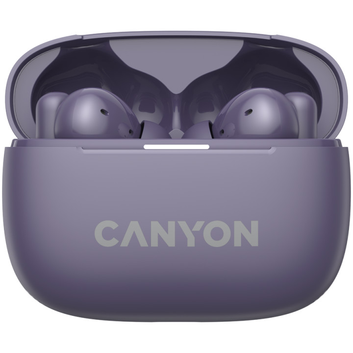 Bluetooth слушалки Canyon OnGo TWS-10 ANC ENC, Purple - CNS-TWS10PL