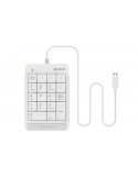Цифрова клавиатура A4tech FK13P, бял - A4-KEY-FK-13P-WHITE
