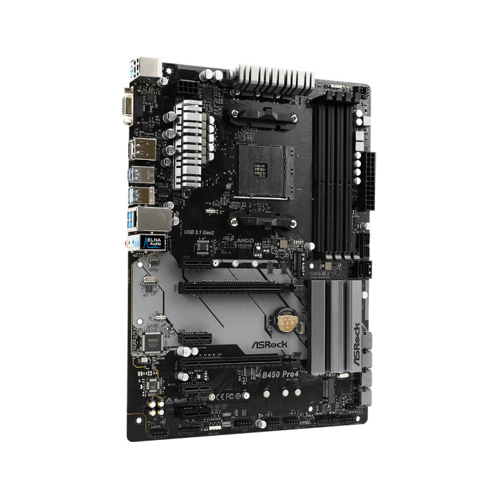 Дънна платка Asrock B450 PRO4