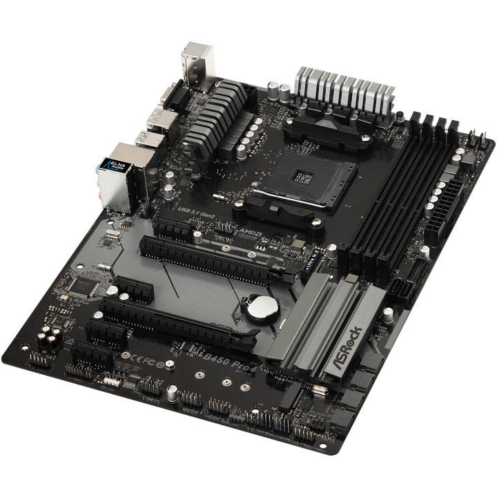 Дънна платка Asrock B450 PRO4