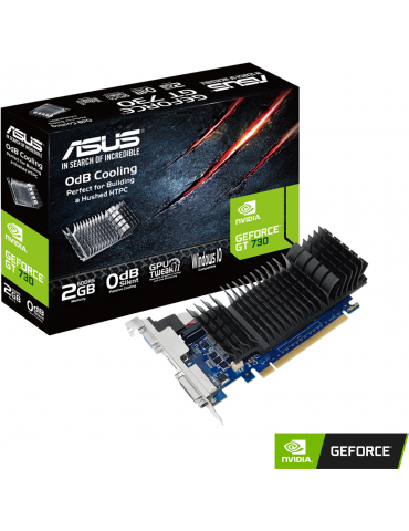 Видео карта Asus GeForce GT 730 2GB GDDR5, low profile - GT730-2GD5-BRK