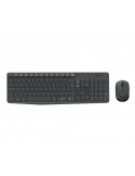 Безжичен комплект клавиатура и мишка Logitech MK235, сив, US INTL - 920-007931