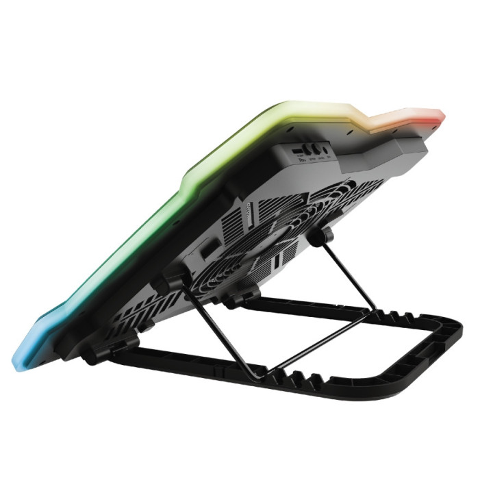 Охлаждаща поставка за лаптоп TRUST GXT 1126 Aura Notebook Cooling Stand - 24192