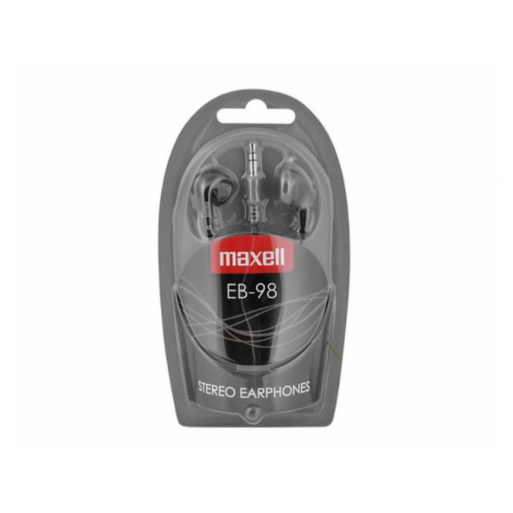 Слушалки Maxell EB-98, In-Ear, черен - ML-AH-EB-98-BLACK