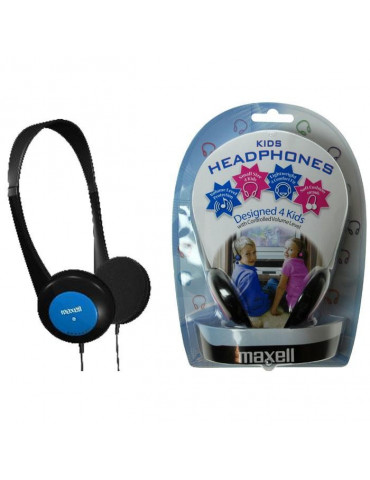 Слушалки Maxell KIDS, син - ML-AH-KIDS-BLUE