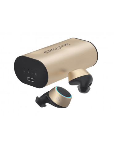 Bluetooth слушалки-тапи Creative Outlier Gold, златист