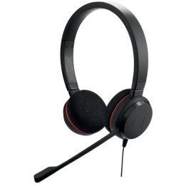 Слушалки Jabra Evolve 20 Stereo Microsoft Teams Optimized, Микрофон, черен  - 4999-823-109