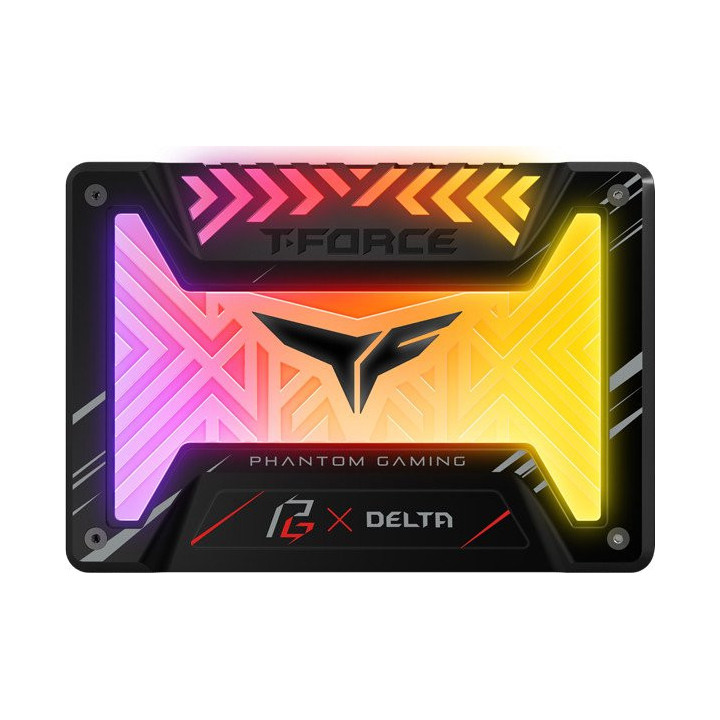 SSD диск Team Group T-FORCE DELTA PHANTOM Gaming RGB 2.5" 250GB, T253PG250G3C313