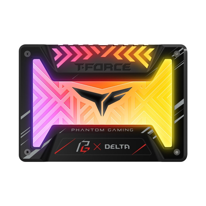 SSD диск Team Group T-FORCE DELTA PHANTOM Gaming RGB 2.5" 500GB, T253PG500G3C313