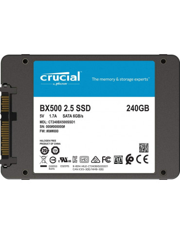 SSD диск Crucial BX500 240GB, CT240BX500SSD1