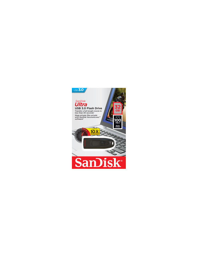 Флаш памет SanDisk Ultra USB 3.0 32GB, SDCZ48-032G-U46B