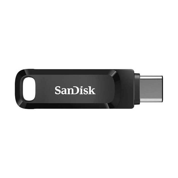 Флаш памет SanDisk 128GB Ultra Dual Drive Go, USB 3.2 Gen 1, черен - SDDDC3-128G-G46