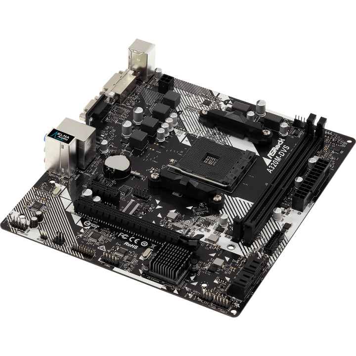 Дънна платка Asrock A320M-DVS R4.0