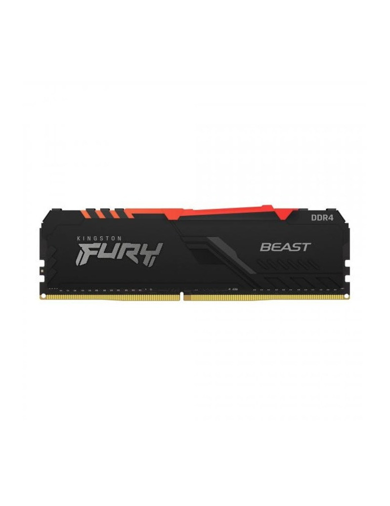 RAM памет Kingston 16GB(2x8GB) 3200MHz FURY Beast Black RGB - KF432C16BBAK2/16