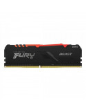RAM памет Kingston 16GB(2x8GB) 3200MHz FURY Beast Black RGB - KF432C16BBAK2/16