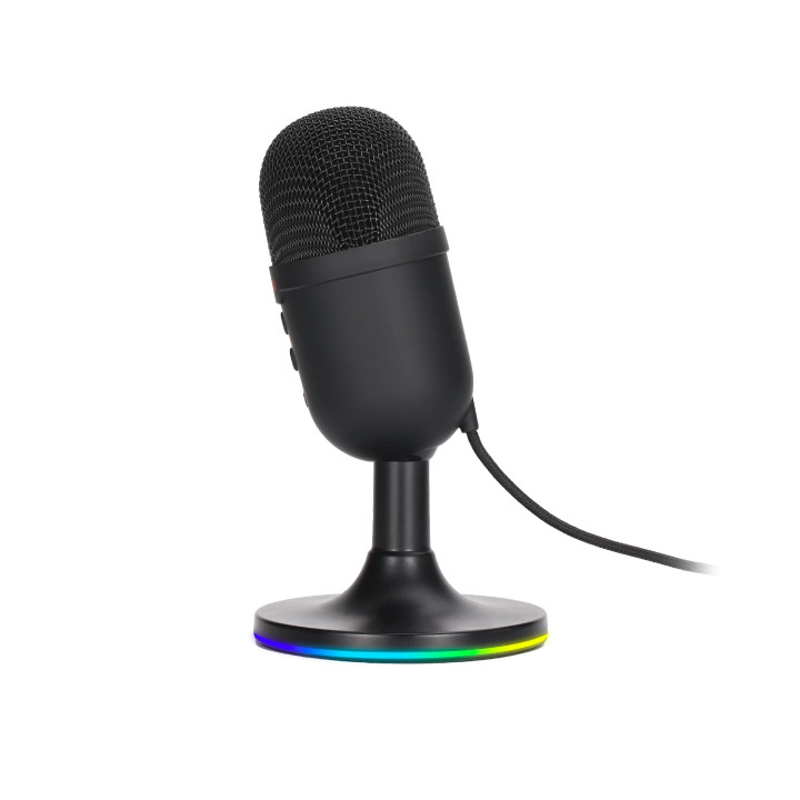 Геймърски микрофон Marvo MIC-06 Black, USB, RGB - MARVO-MIC-06-BK
