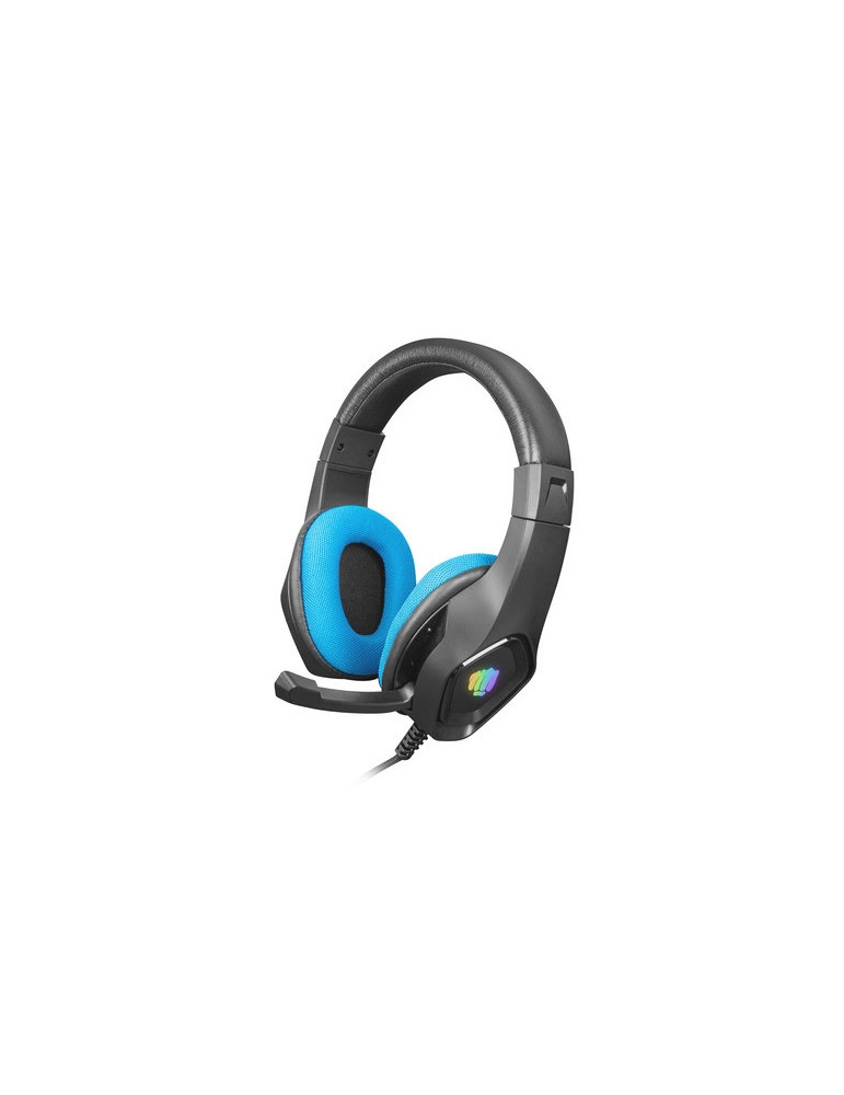 Геймърски слушалки Fury Phantom Black-Blue - NFU-1679