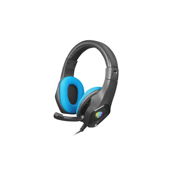 Геймърски слушалки Fury Phantom Black-Blue - NFU-1679