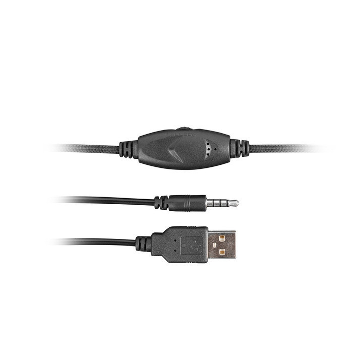 Геймърски слушалки Fury Phantom Black-Blue - NFU-1679