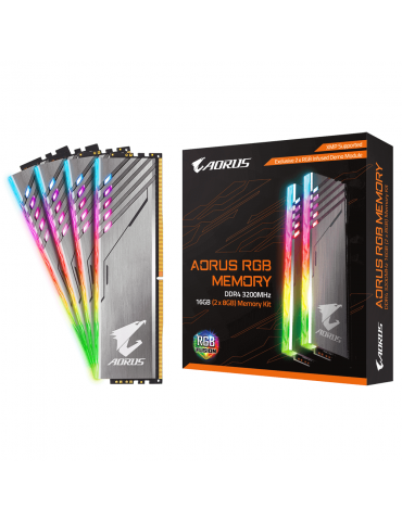 RAM памет Gigabyte AORUS RGB 16GB (2x8GB) DDR4 3200MHz