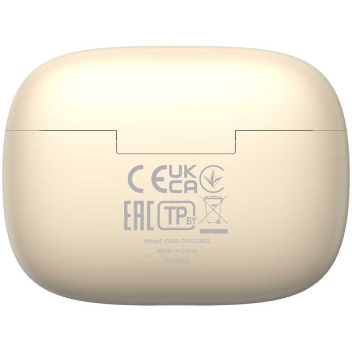 Bluetooth слушалки Canyon OnGo TWS-10 ANC ENC, Beige - CNS-TWS10BG