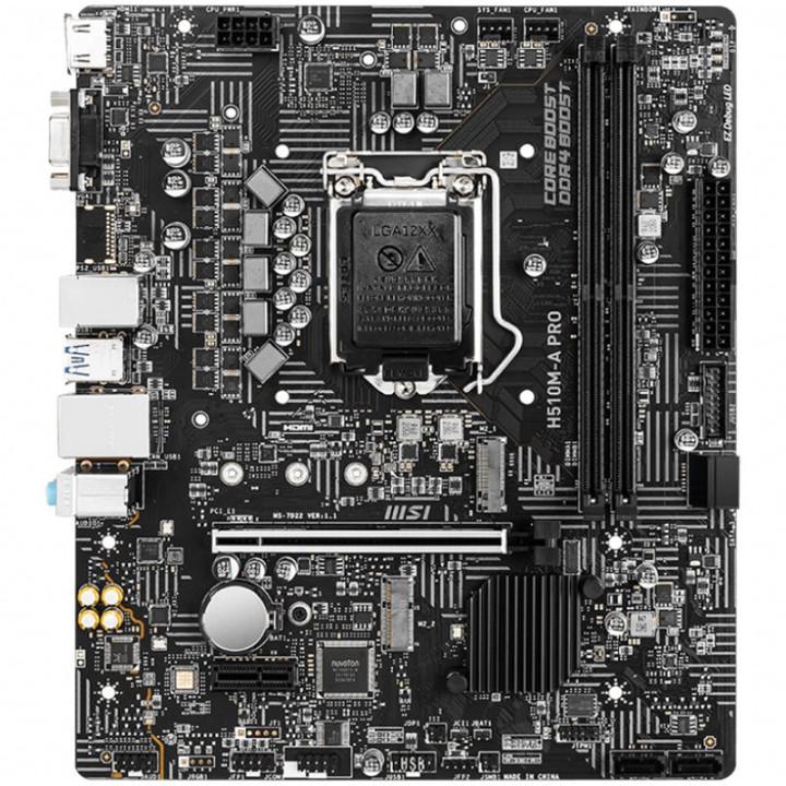 Дънна платка MSI H510M-A PRO, LGA1200