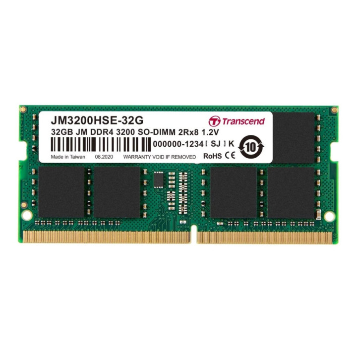RAM памет Transcend 32GB JM 3200MHz  - JM3200HSE-32G